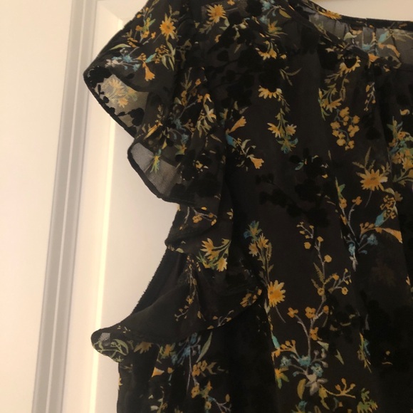 Rachel Roy Floral Black Dress - Picture 7 of 12
